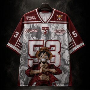 maillot streetwear oversize luffy one piece | otakora