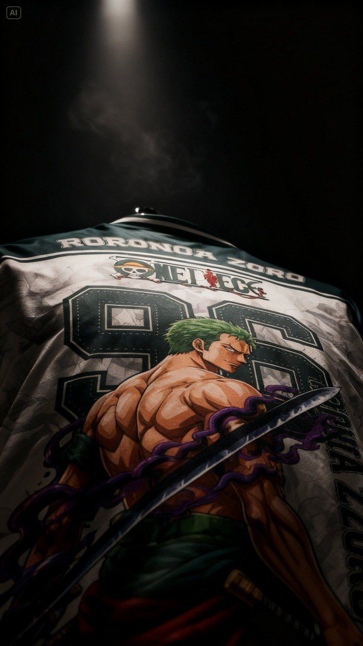 t shirt oversize zoro santoryu – streetwear anime premium | otakora